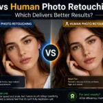 AI vs Human Photo Retouching Comparison
